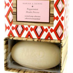 Marina & Demme Peppermint Scented Soap Set of 2 Bars of Soap